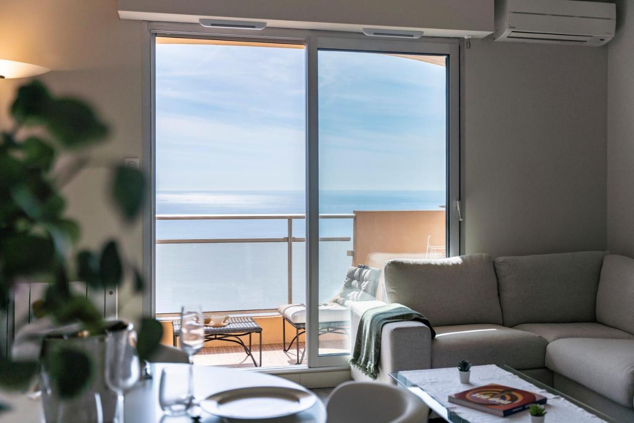 Baie Roquebrune, Balcon Vue Mer, Parking Gratuit - Ao Luaran gambar